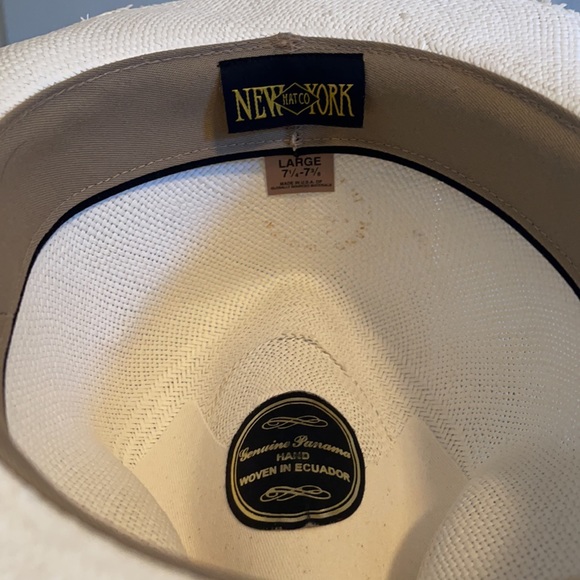 New York Hat company panama fendora hat - Picture 4 of 4